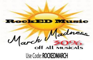 30% off all musicals during March